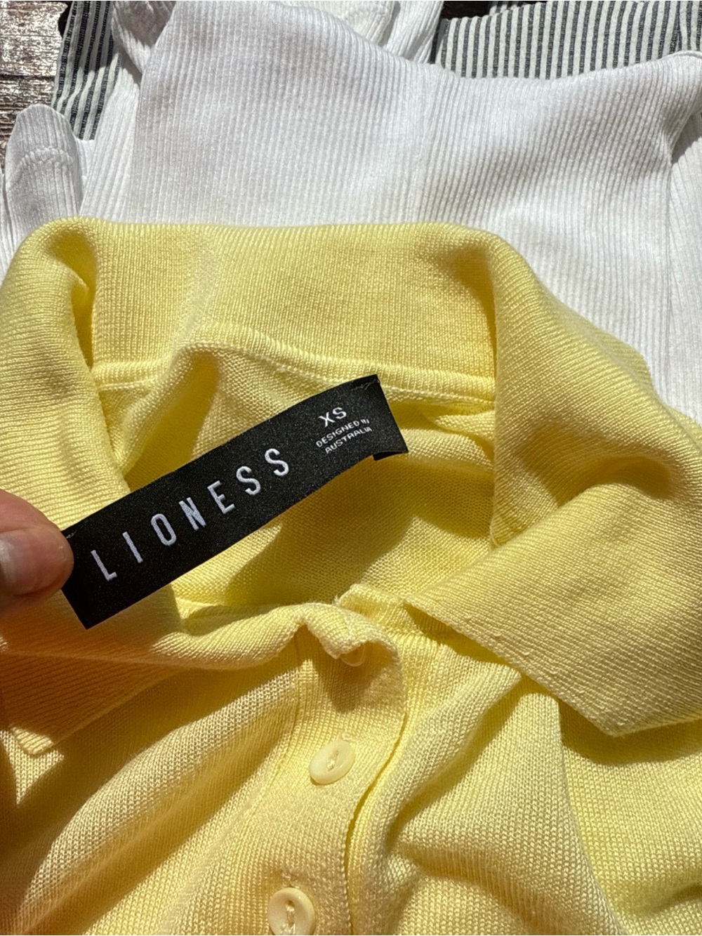 Lioness Girls Yellow long-Sleeve Polo Top - Picture 7 of 7